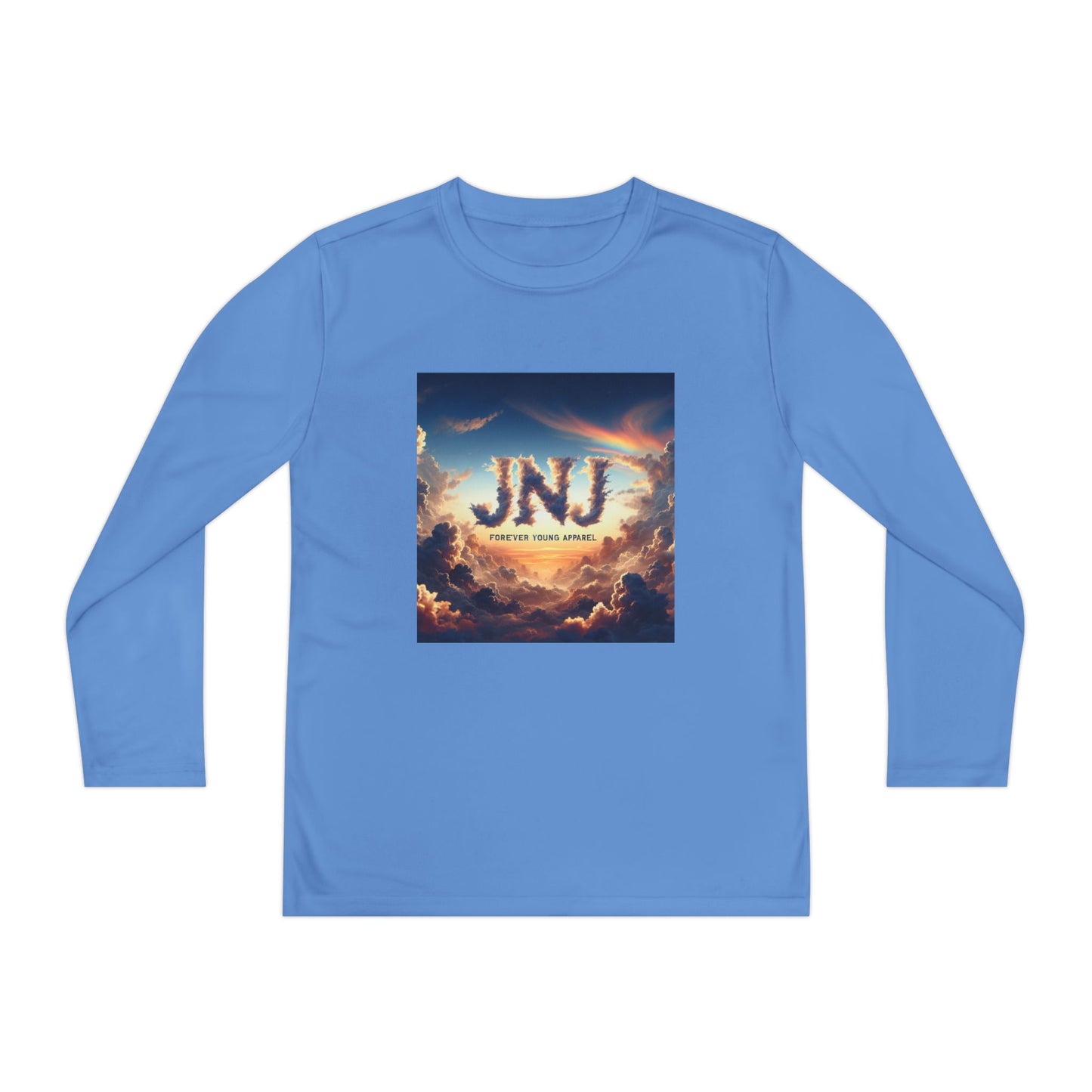 JNJ Forever Young Cloud Design #2 ~ Youth Long Sleeve Tee