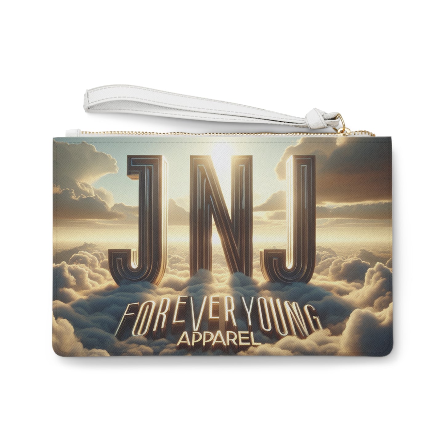 JNJ Forever Young Cloud Design #1 ~ Clutch Bag