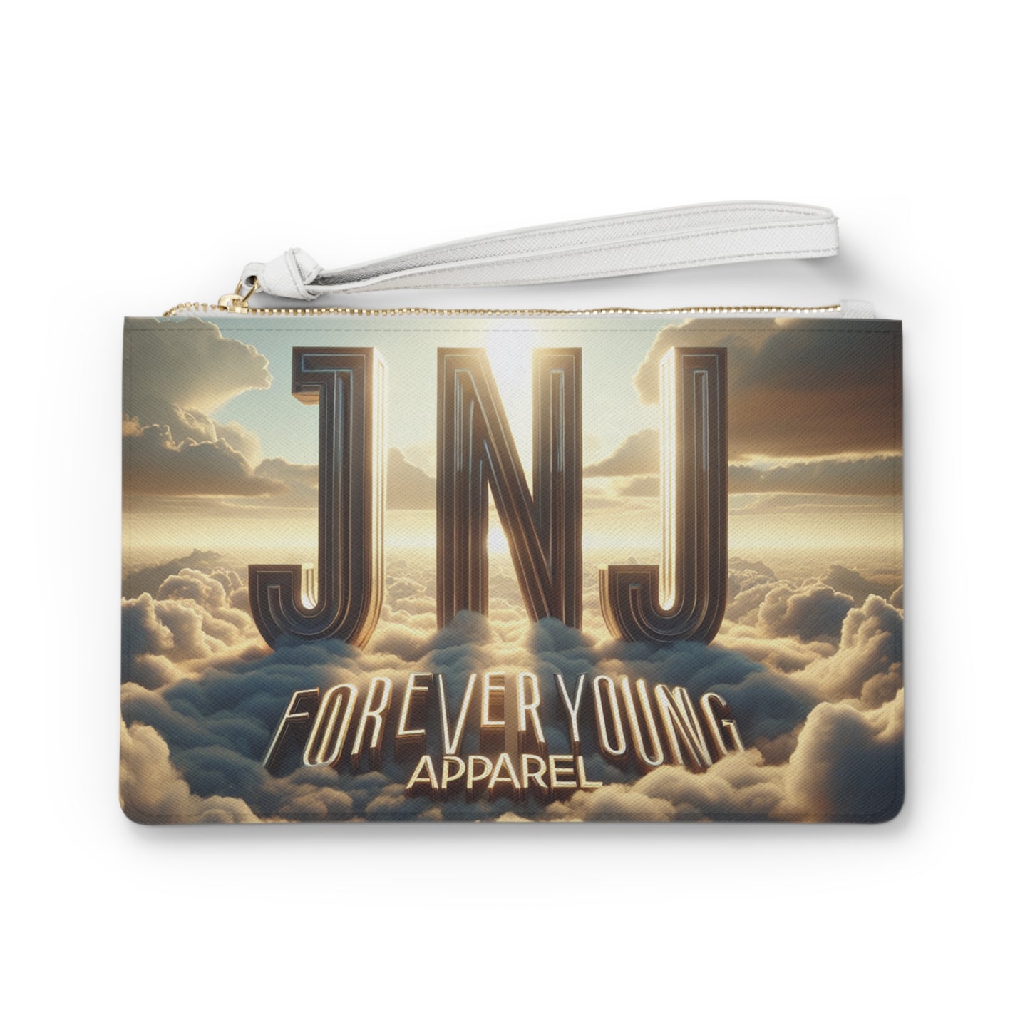 JNJ Forever Young Cloud Design #1 ~ Clutch Bag