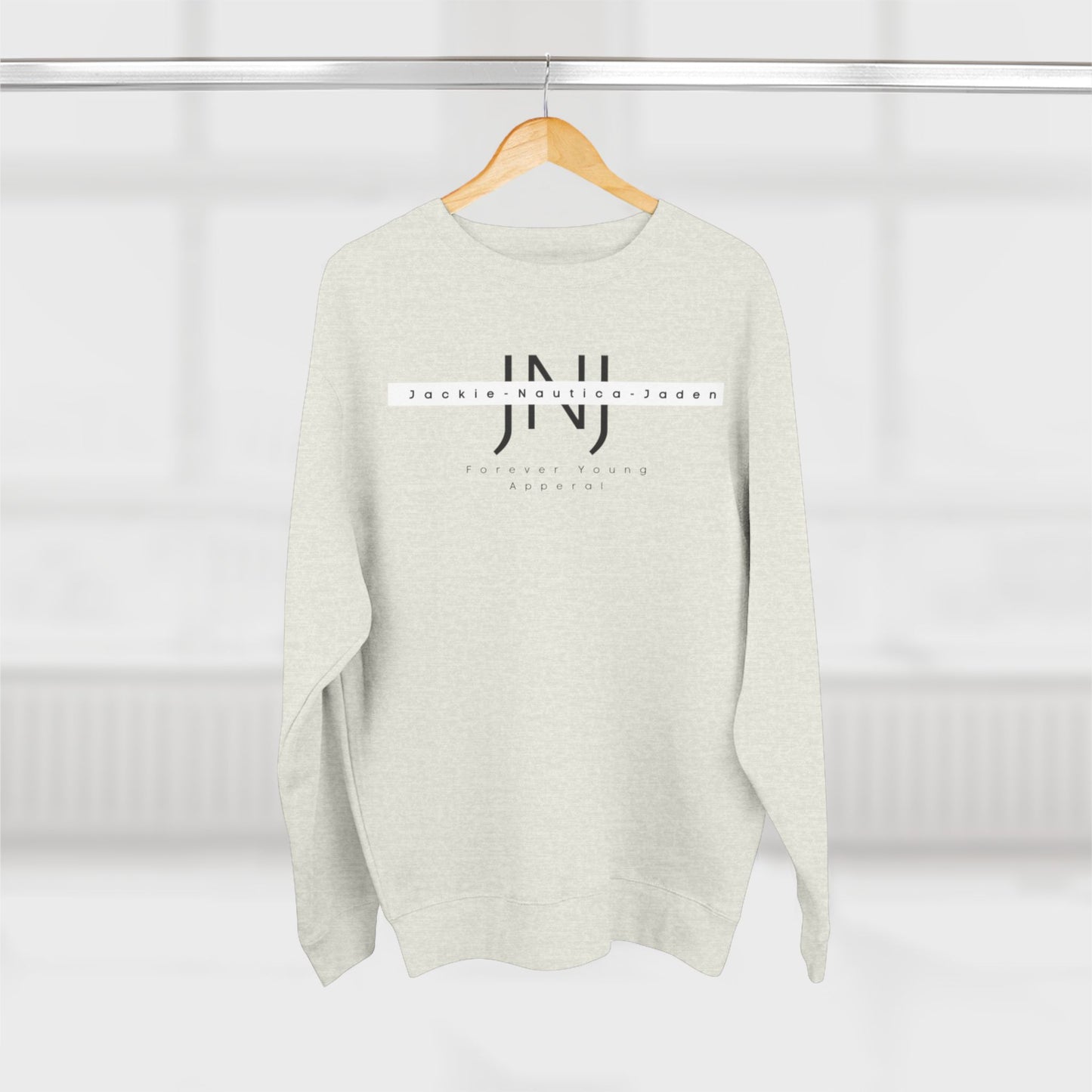 JNJ Forever Young Logo ~ Unisex Crewneck Sweatshirt