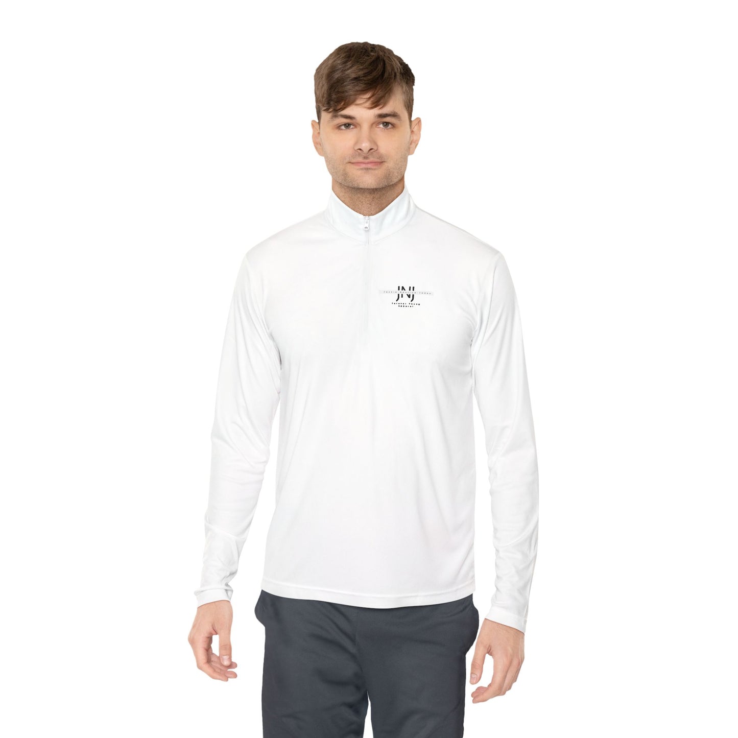 JNJ Forever Young Logo ~ Unisex Quarter-Zip Pullover