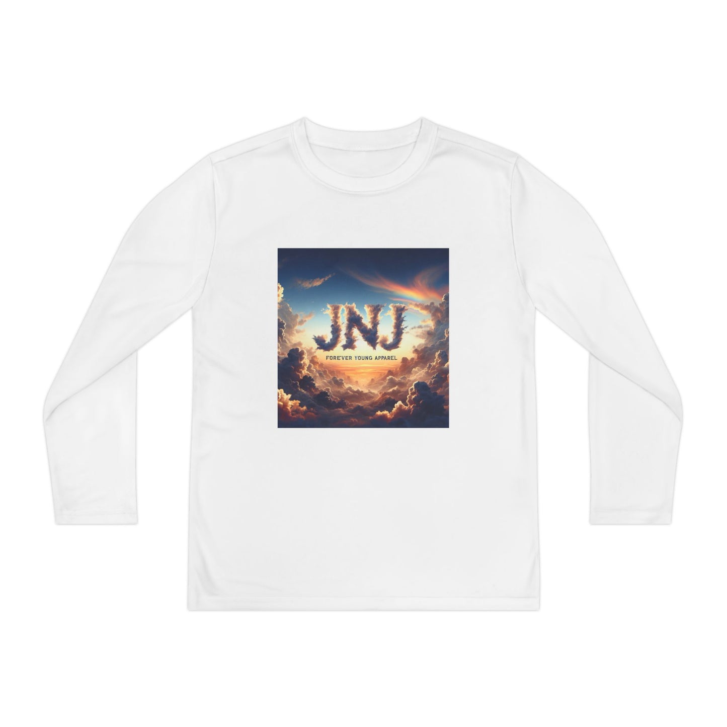 JNJ Forever Young Cloud Design #2 ~ Youth Long Sleeve Tee