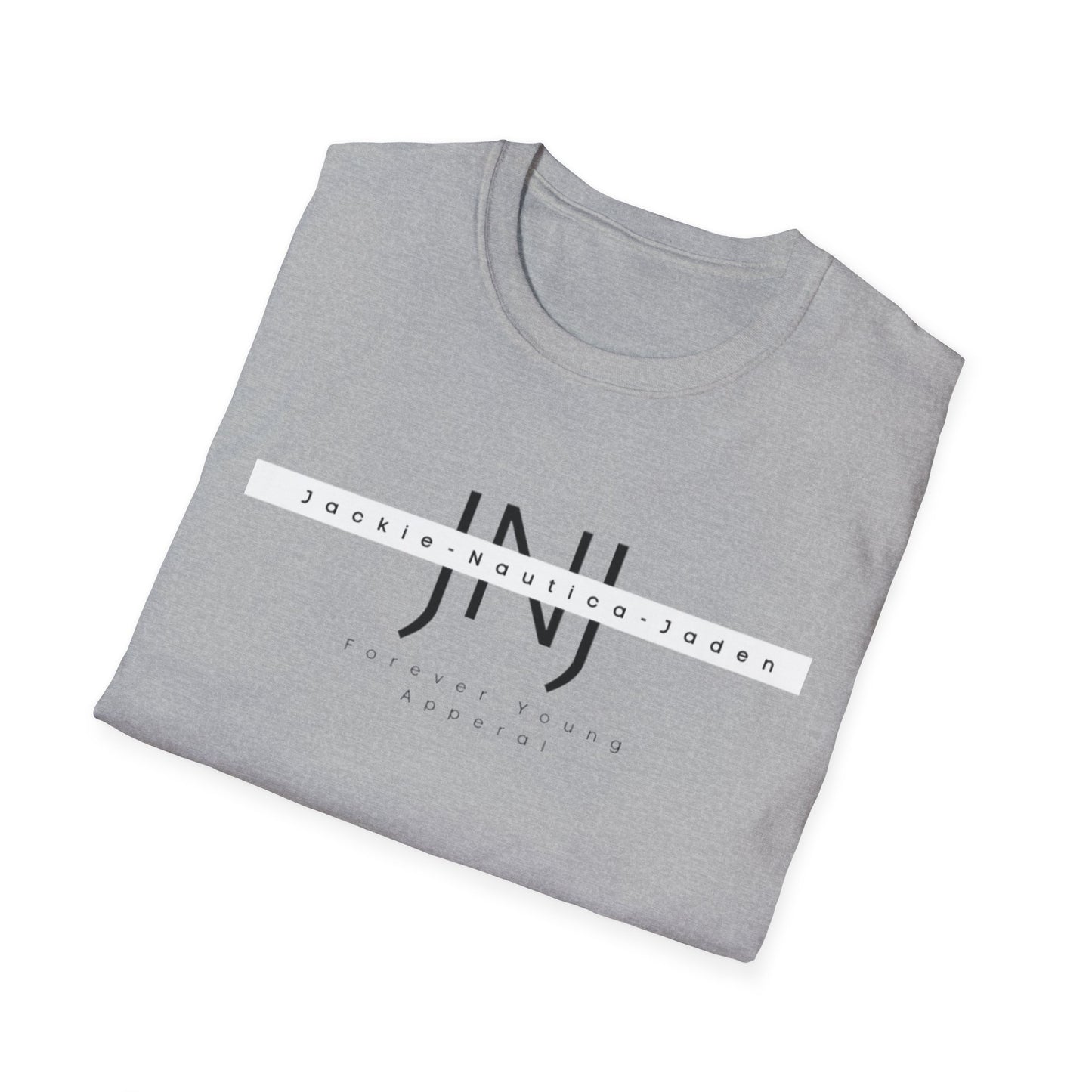 JNJ Forever Young Logo - Unisex Soft Style T-Shirt