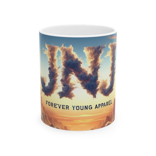 JNJ Forever  Young ~ Ceramic Mug, (11oz, 15oz)