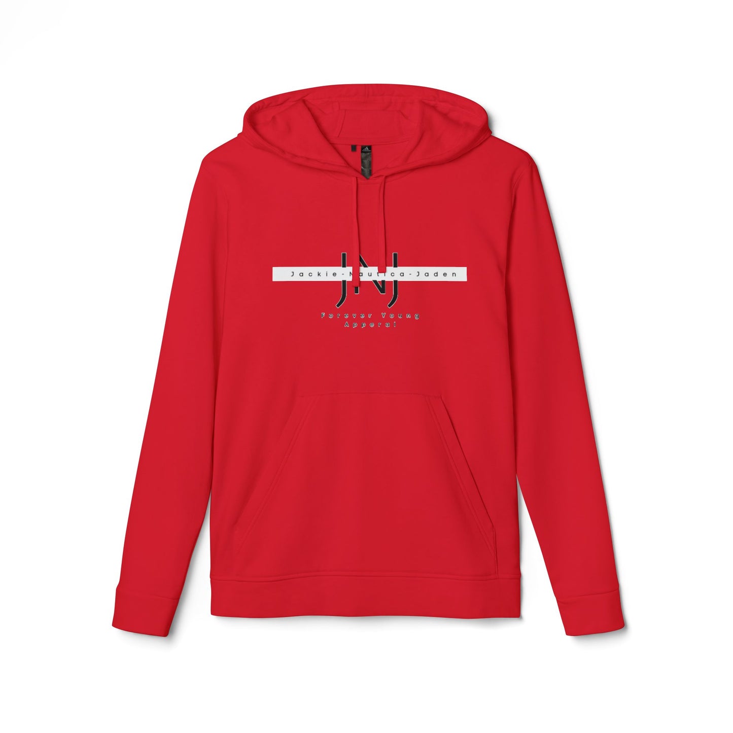 JNJ Forever Young Logo ~ Adidas Unisex Fleece Hoodie