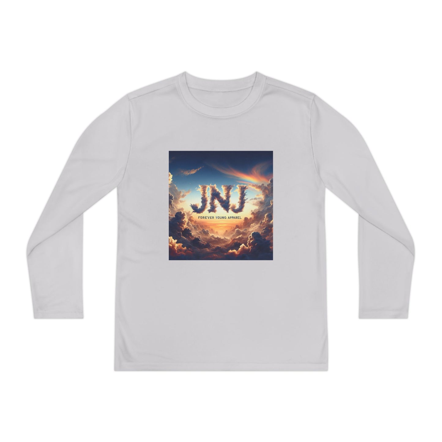 JNJ Forever Young Cloud Design #2 ~ Youth Long Sleeve Tee