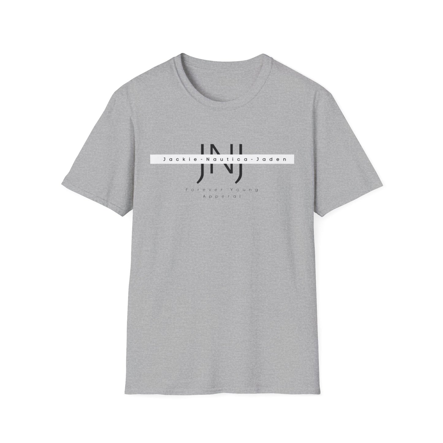 JNJ Forever Young Logo - Unisex Soft Style T-Shirt