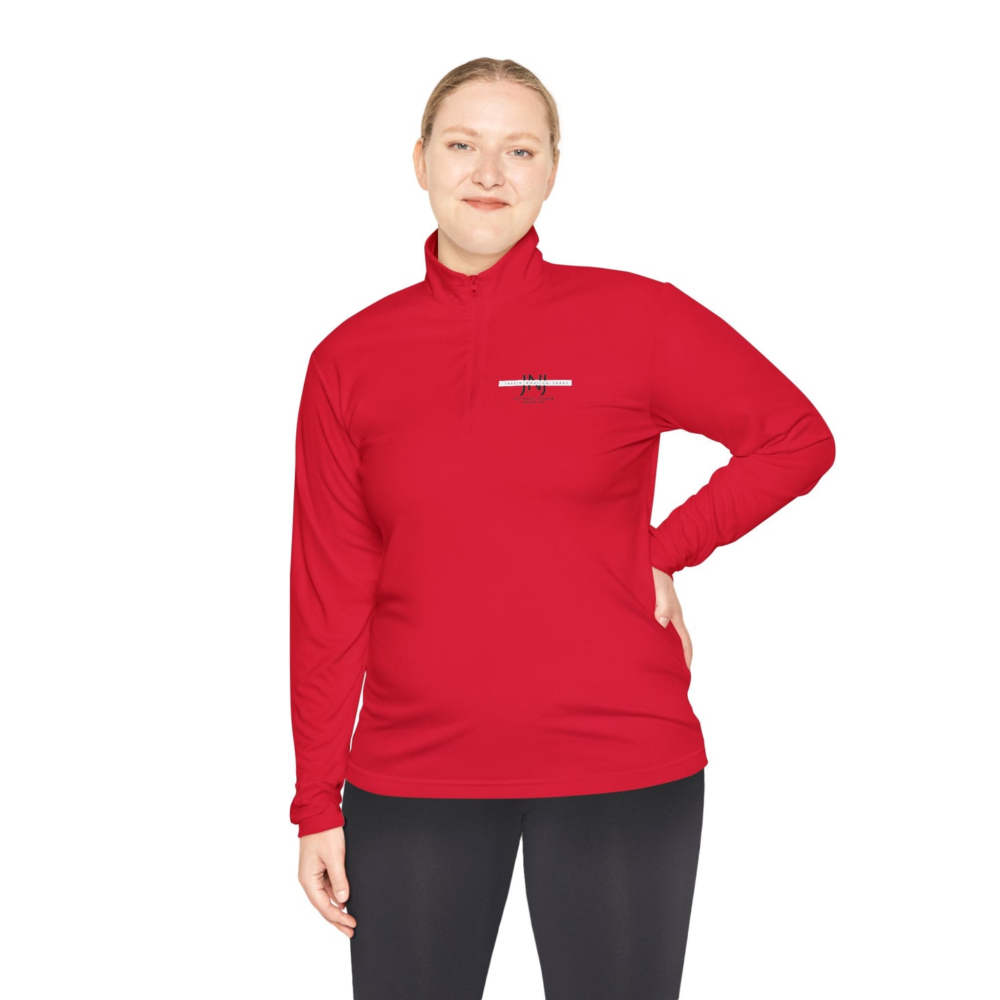 JNJ Forever Young Logo ~ Unisex Quarter-Zip Pullover