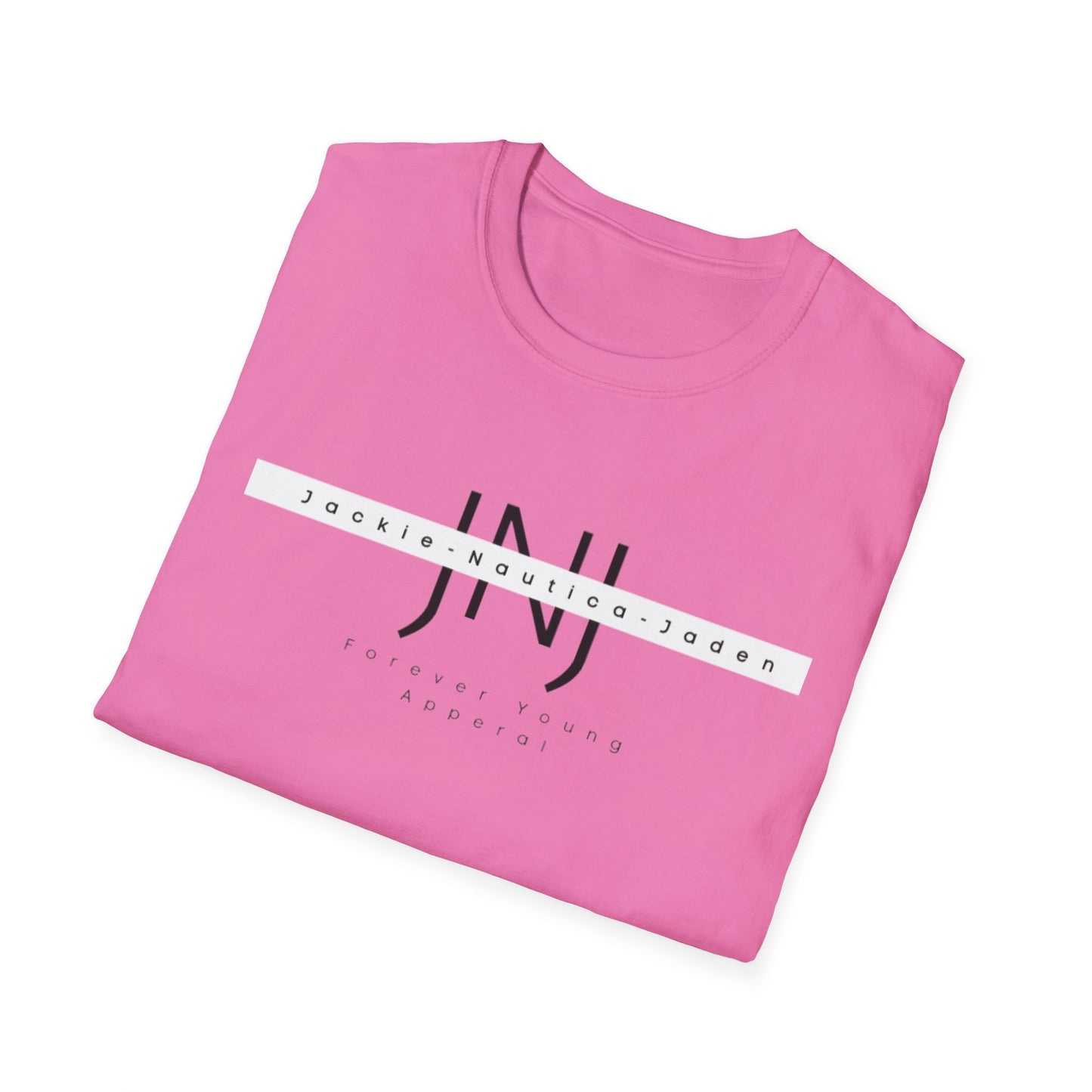 JNJ Forever Young Logo - Unisex Soft Style T-Shirt