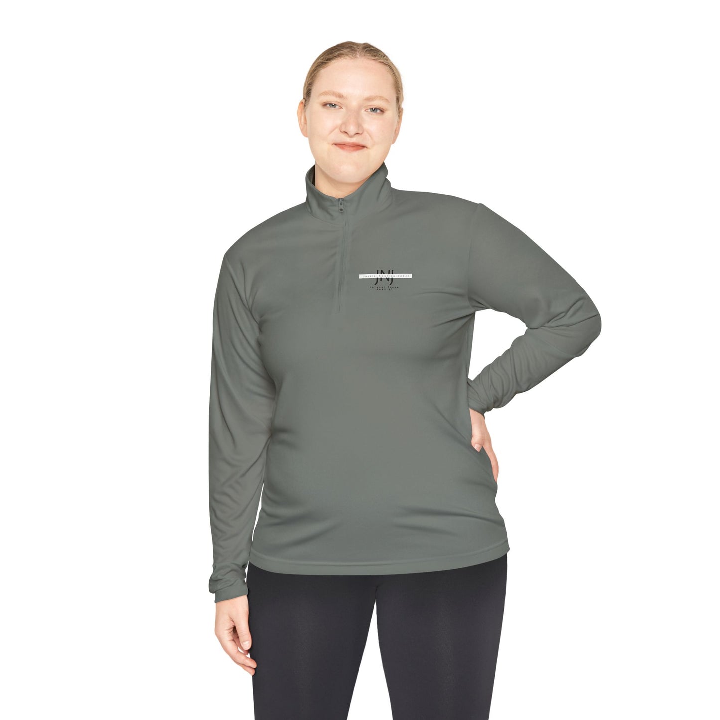 JNJ Forever Young Logo ~ Unisex Quarter-Zip Pullover