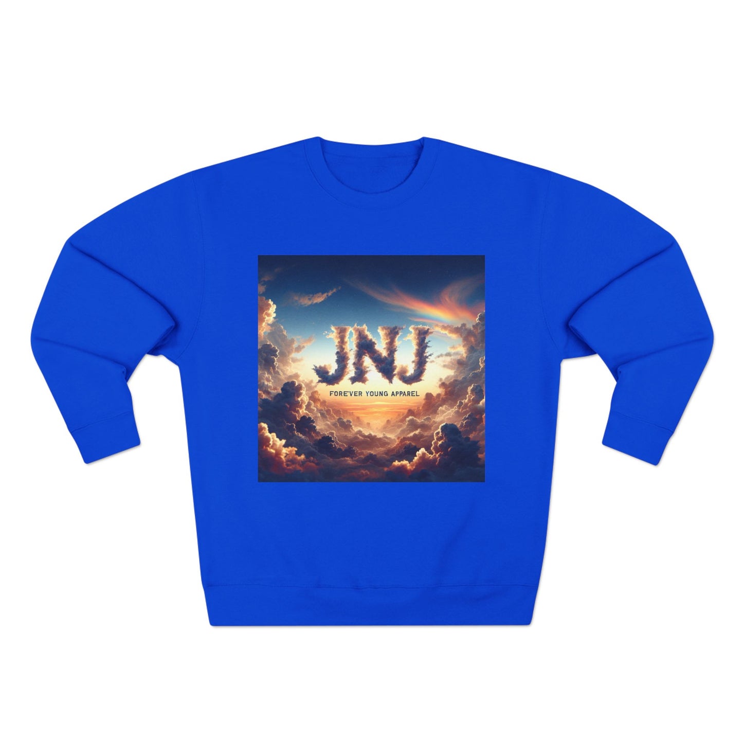 JNJ Forever Young Cloud Design #2  ~ Unisex Crewneck Sweatshirt