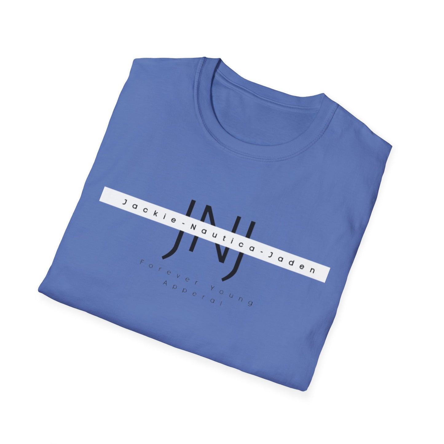 JNJ Forever Young Logo - Unisex Soft Style T-Shirt