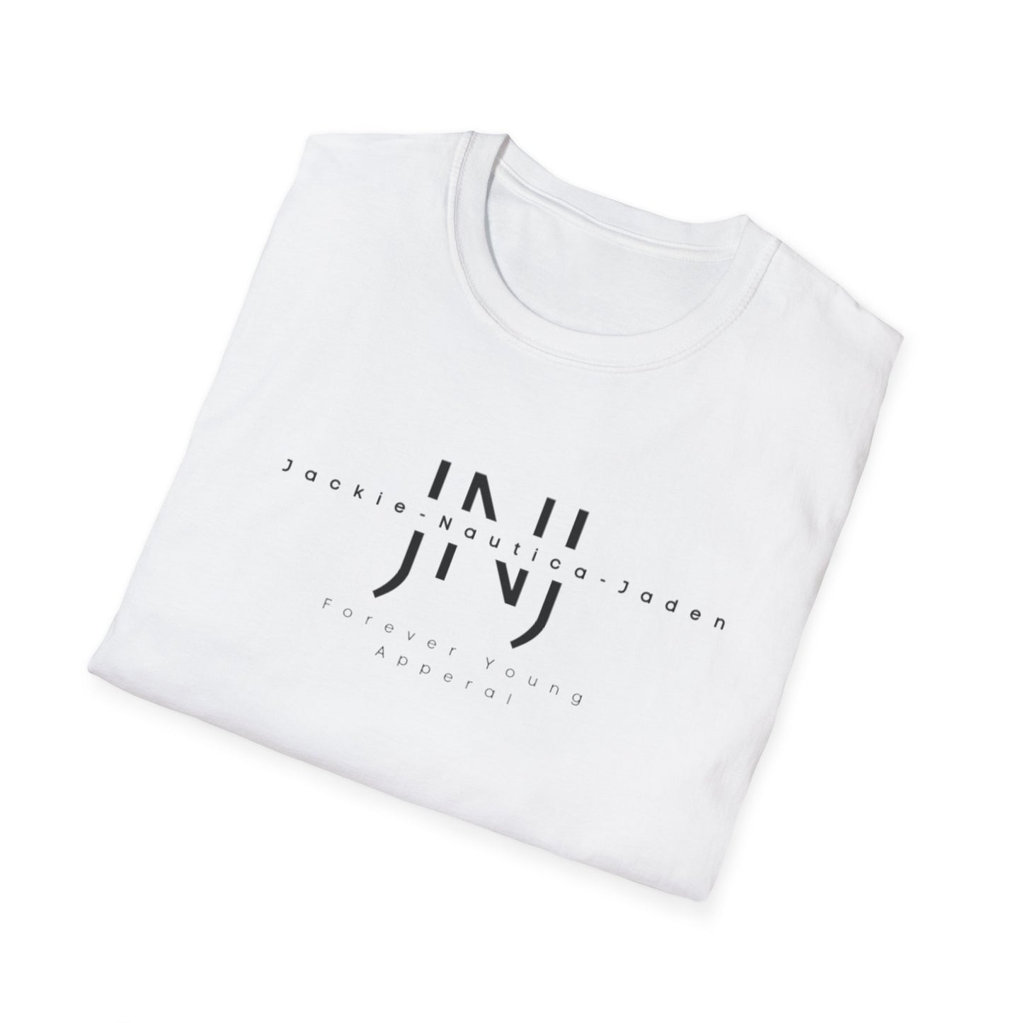 JNJ Forever Young Logo - Unisex Soft Style T-Shirt